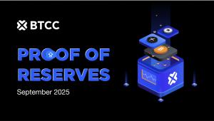 BTCC 发布 9 月份储备证明报告，总储备比率达 143%