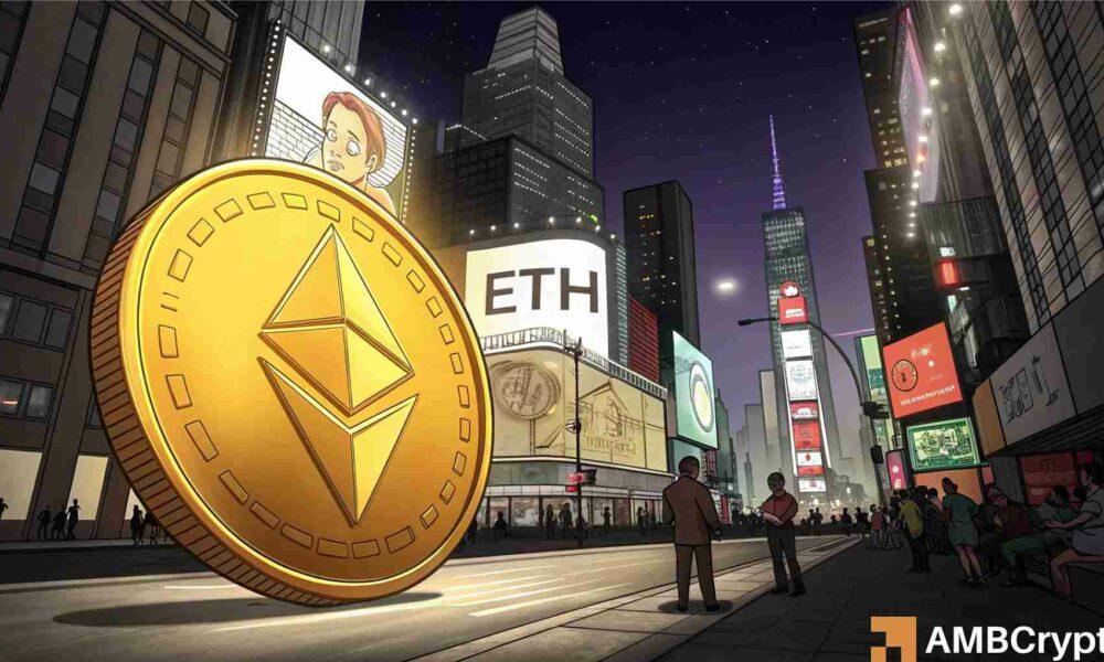 鲸鱼引发“危险区”ETH 抛售，以太坊测试 4.4 万美元！