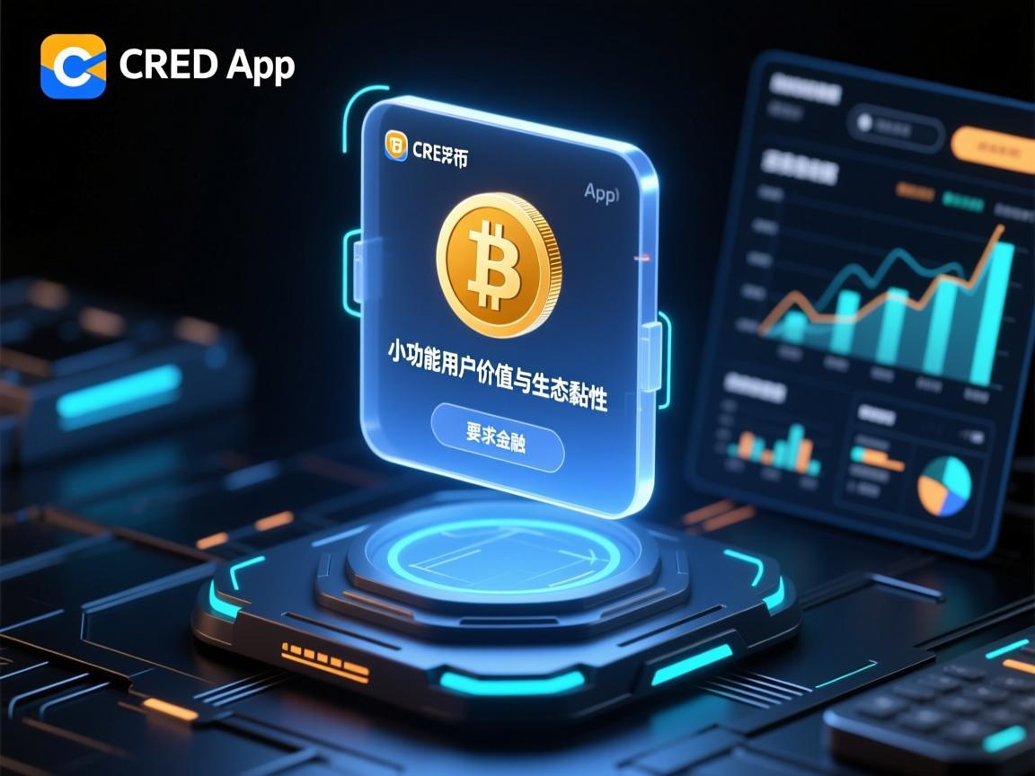 CRED币App悬浮框，小功能里的用户价值与生态黏性