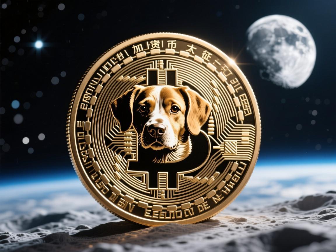狗狗币的月球印记，一枚加密货币的太空征途