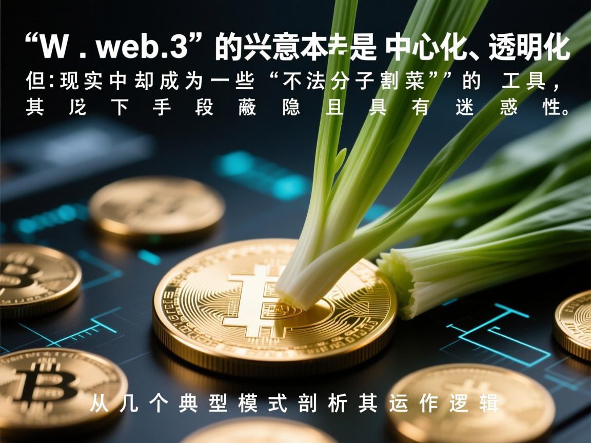 Web3的兴起本意是去中心化、透明化，但现实中却成为一些不法分子割韭菜的工具，其手段隐蔽且具有迷惑性。以下从几个典型模式剖析其运作逻辑