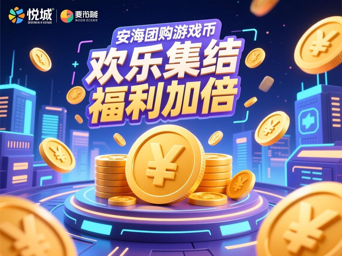 上悦城安海团购游戏币，欢乐集结，福利加倍