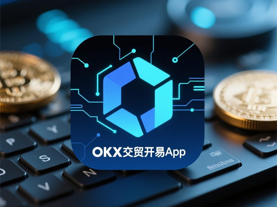 欧意OKX交易平台App图标，科技感与品牌基因的视觉符号