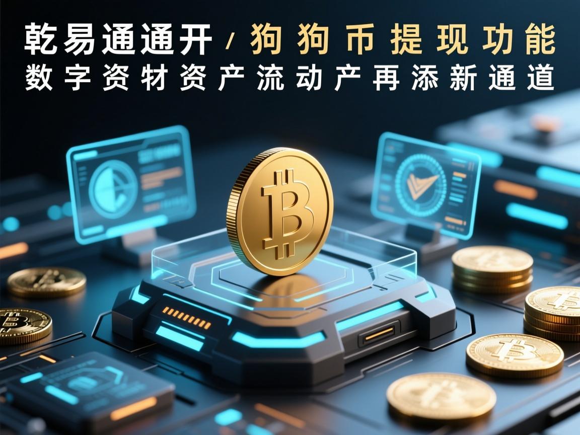 乾易通开通狗狗币提现功能，数字资产流动再添新通道