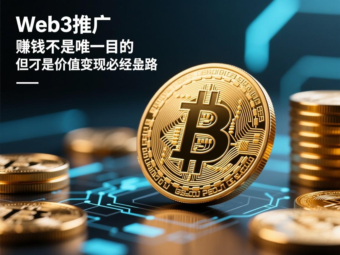 Web3推广，赚钱不是唯一目的，但却是价值变现的必经之路