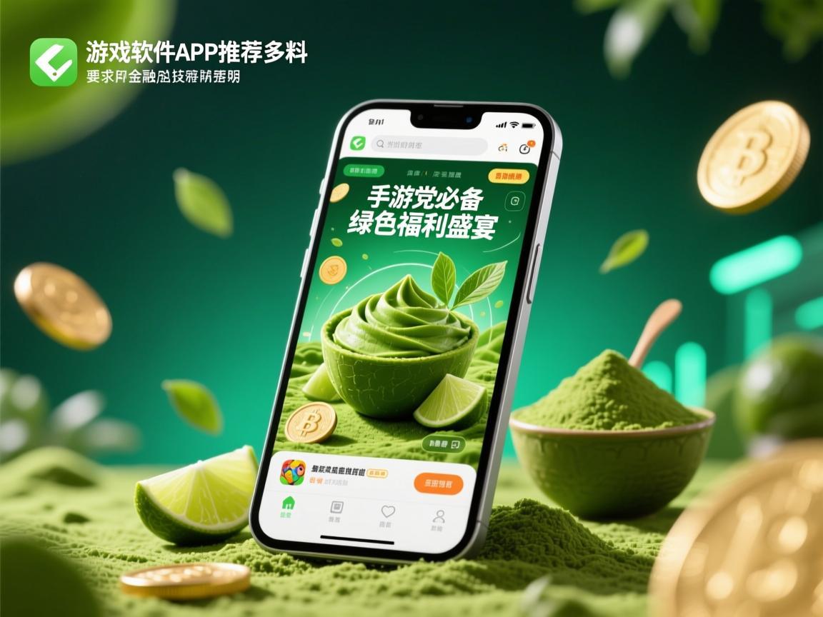 游戏软件APP推荐超多料抹茶，手游党必备的绿色福利盛宴