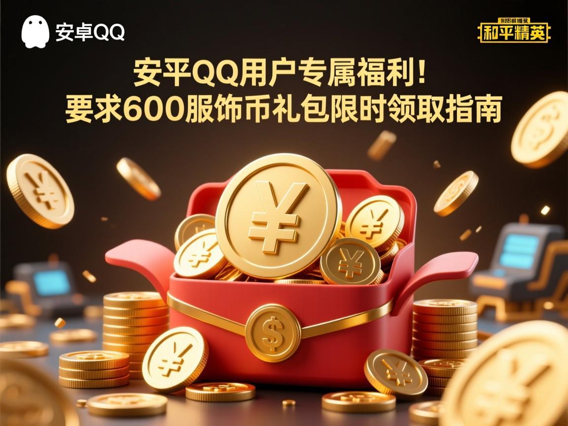 安卓QQ用户专属福利！和平精英600服饰币礼包限时领取指南