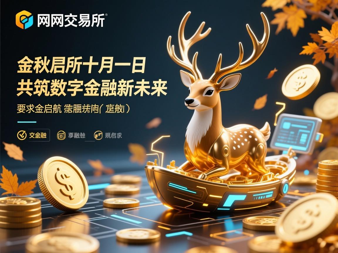 鹿网交易所十月一日，金秋启航，共筑数字金融新未来