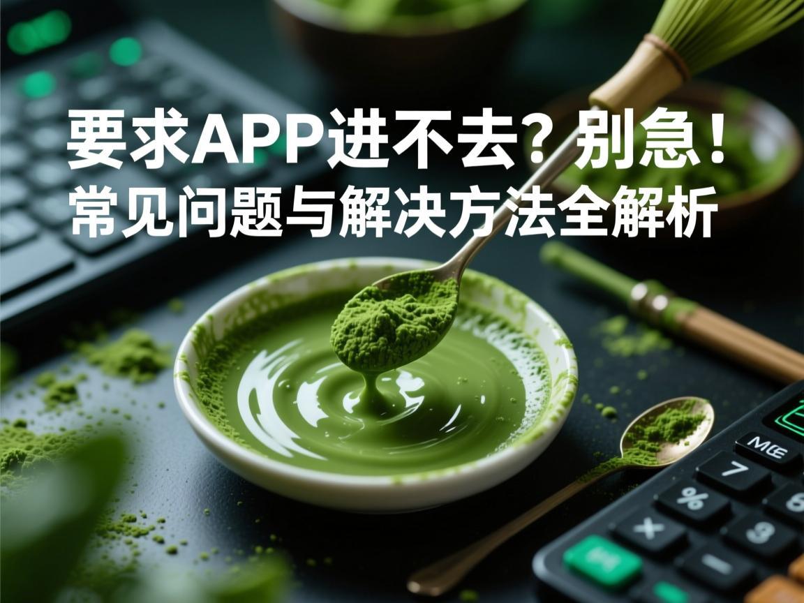 抹茶APP进不去 别急！常见问题与解决方法全解析