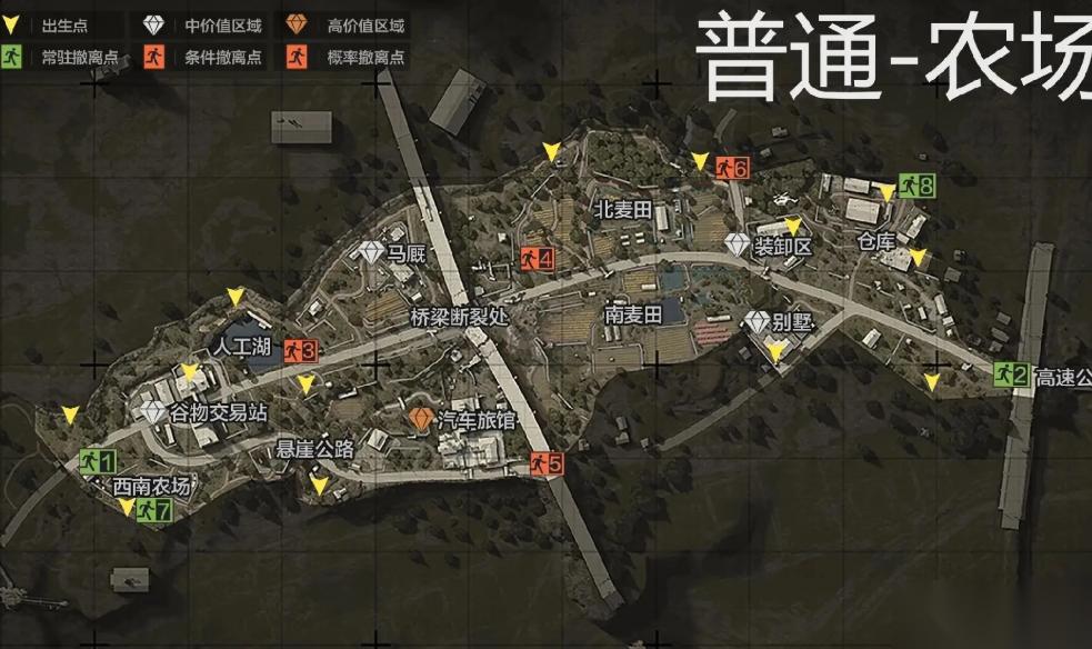 暗区突围哪个地图出金率高
