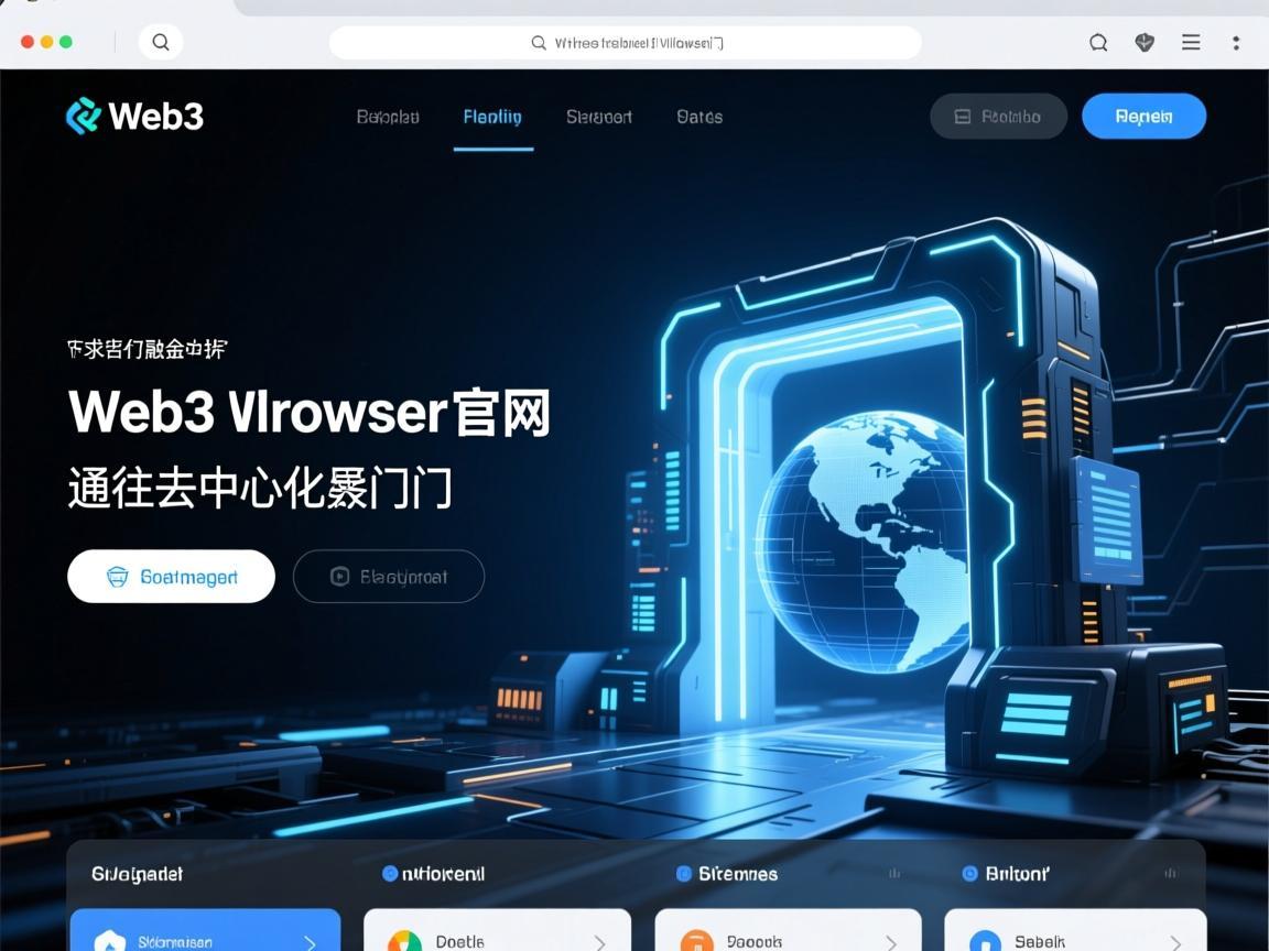 Web3浏览器官网，通往去中心化世界的数字门户