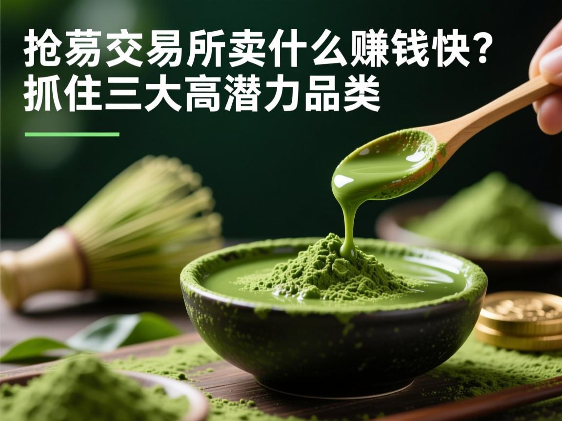 抹茶交易所卖什么赚钱快 抓住三大高潜力品类