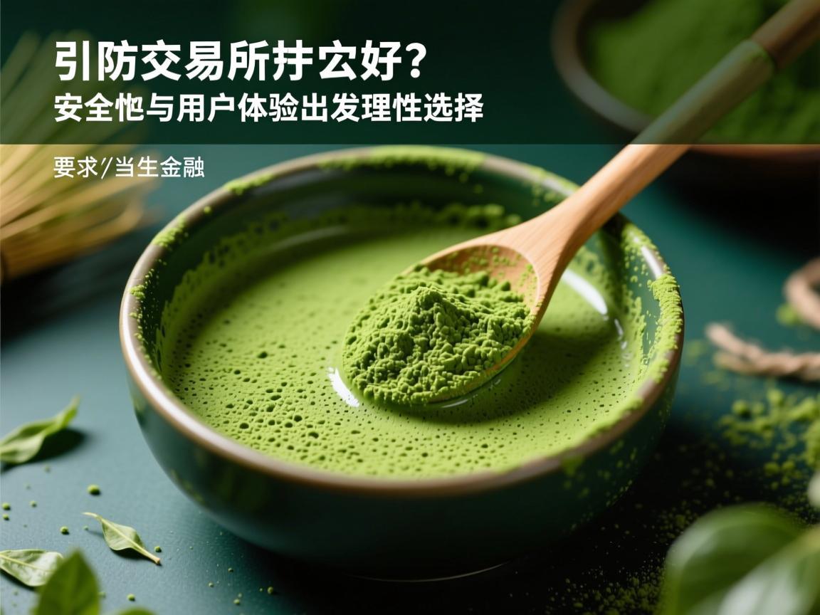 抹茶交易所哪家好 从安全性与用户体验出发理性选择