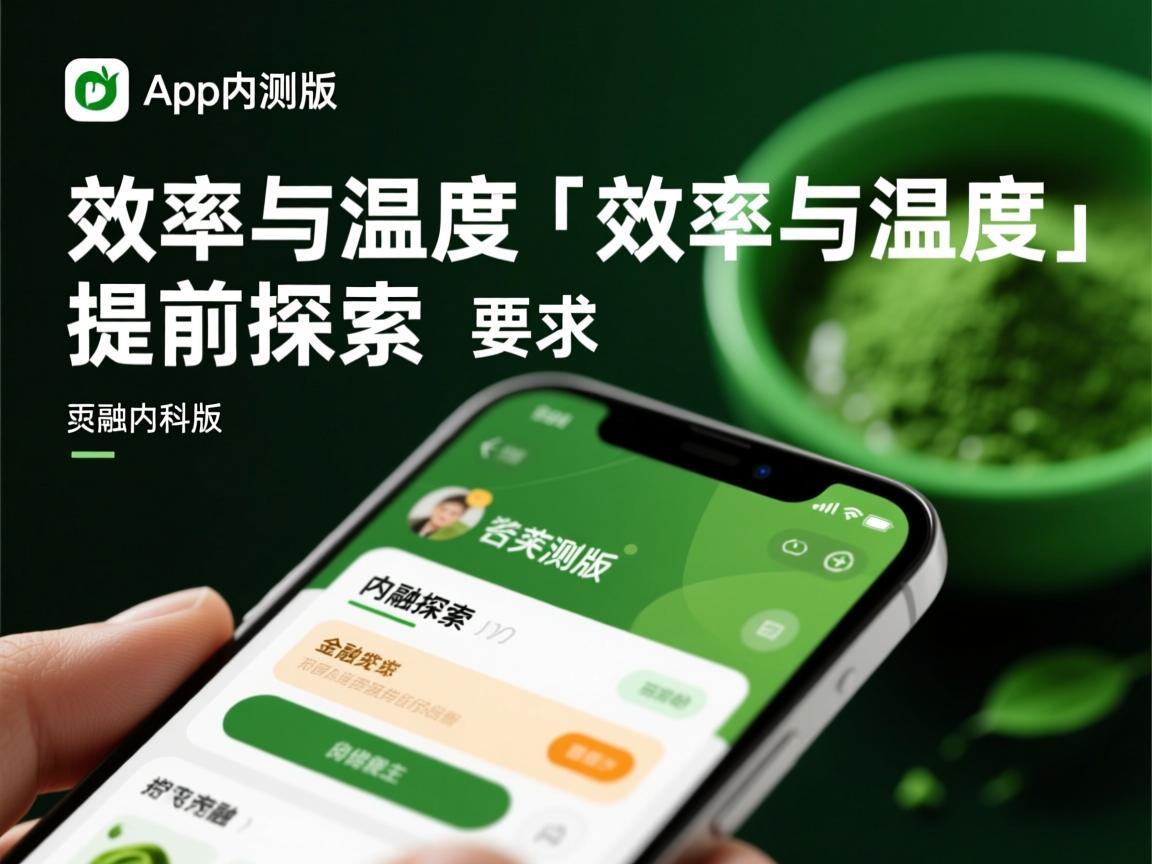 抹茶App内测版，一场关于「效率与温度」的提前探索