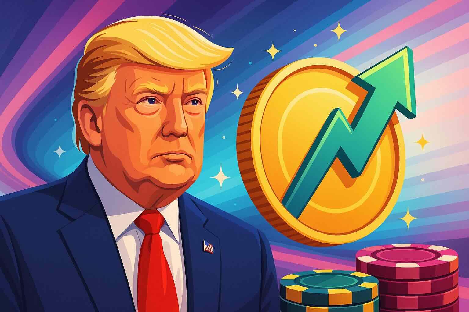 WLFI 立即暴涨 32%：加密货币特朗普亲热