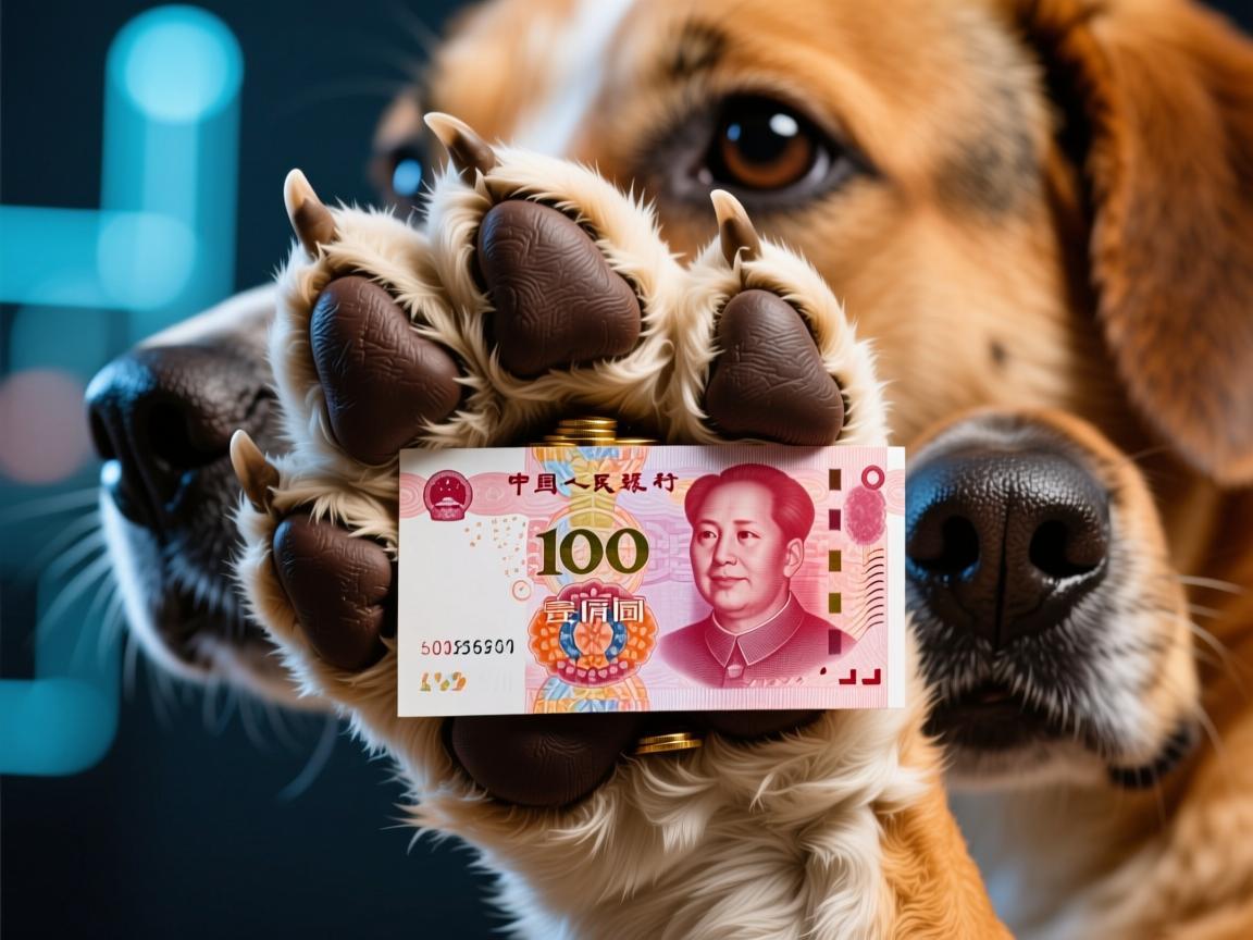 藏在狗爪里的人民币情缘