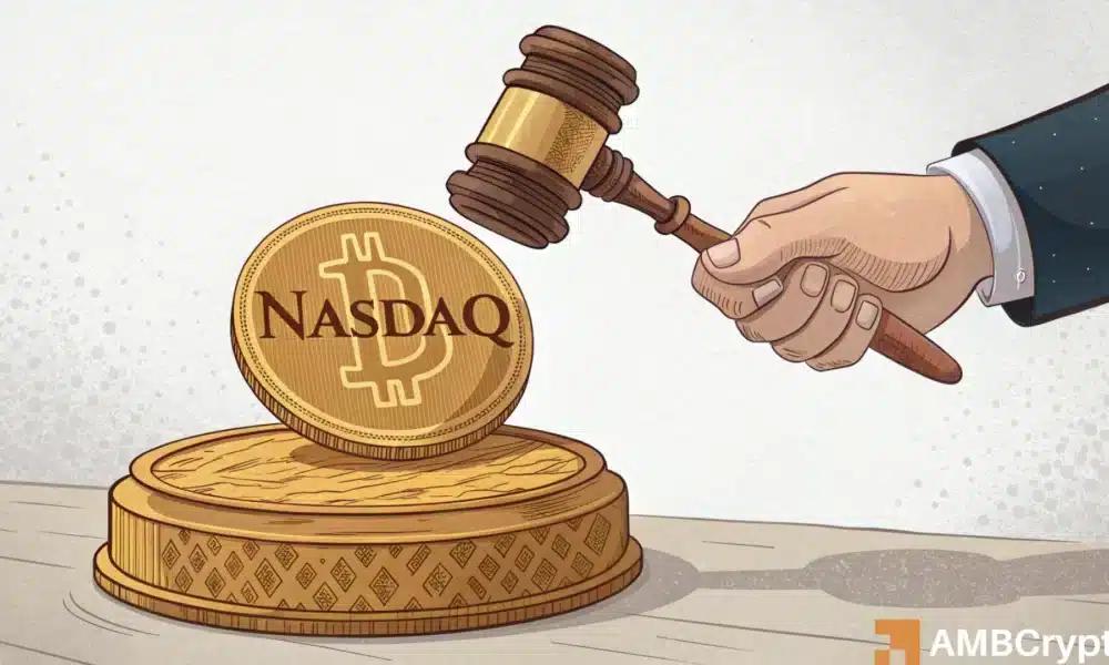 纳斯达克寻求美国证券交易委员会批准，将IBIT期权合约上限提高至100万份。