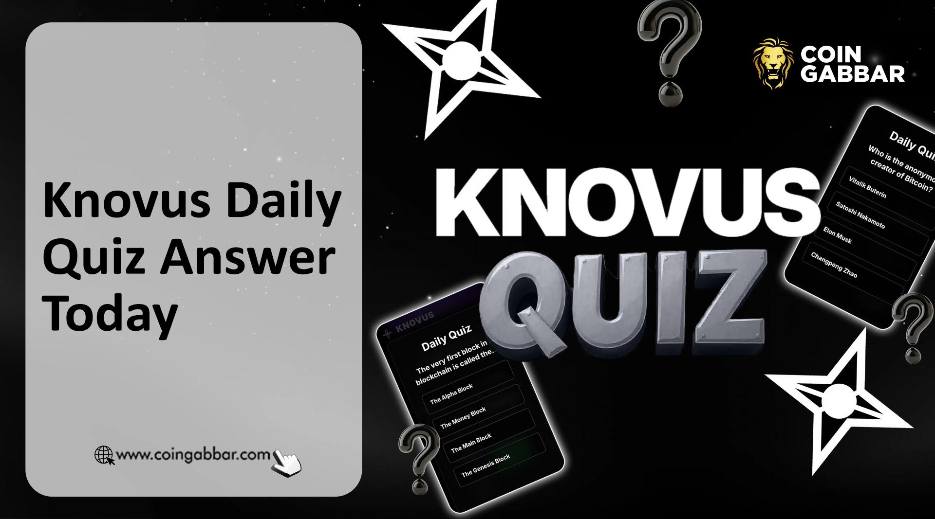 Knovus每日竞猜答案（2025年11月28日）：赢取KNOVUS积分