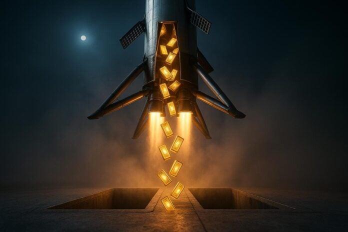 Arkham Intelligence 追踪到 SpaceX 的一笔重大比特币转账，SpaceX 转移了价值 1.05 亿美元的比特币。