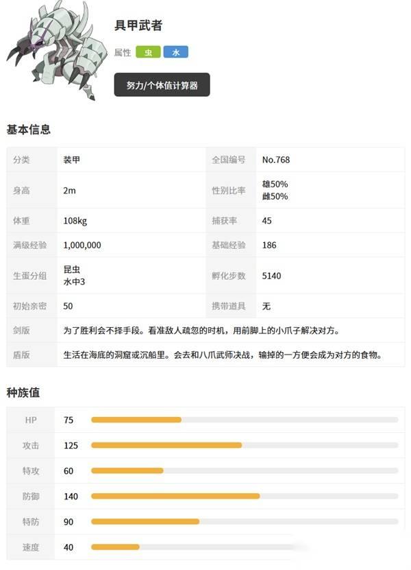 宝可梦传说ZA 具甲武者及Mega形态介绍 超级具甲武者种族值介绍