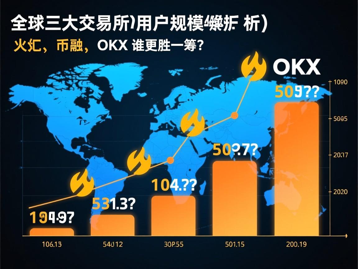 全球三大交易所用户规模解析，火币、币安、OKX谁更胜一筹