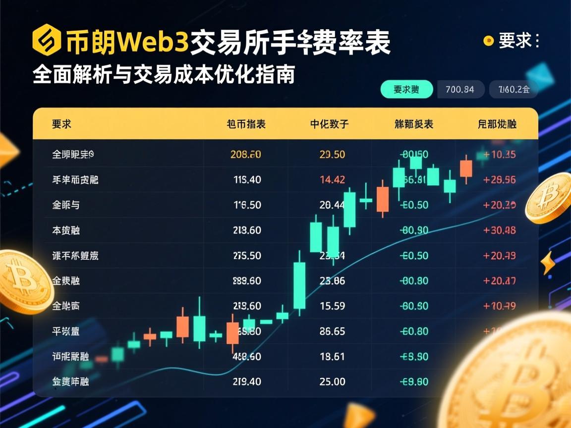 币安Web3交易所手续费率表，全面解析与交易成本优化指南