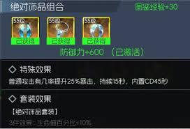 街机恐龙绝对饰品套装属性如何
