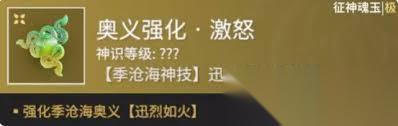 永劫无间征神之路奥义强化激怒魂玉用途是什么