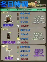 三角洲行动冬日特调配方有哪些