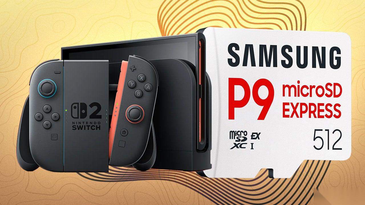 三星 P9 512GB MicroSD Express 任天堂 Switch 2 存储卡降至 79.99 美元