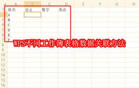 WPS如何关联不同工作簿表格数据