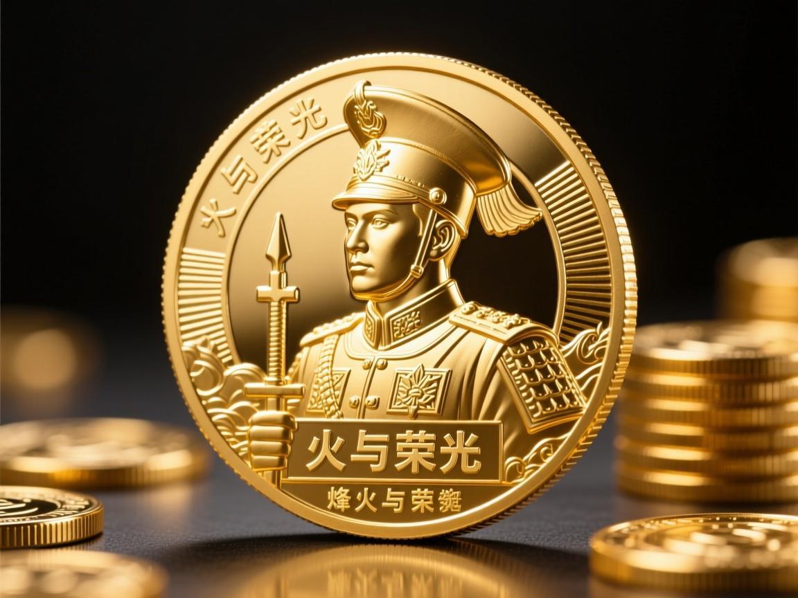 金色的安武军纪念币，凝固的烽火与荣光