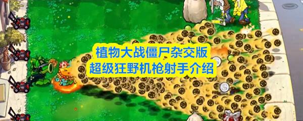 植物大战僵尸杂交版超级狂野机枪射手介绍