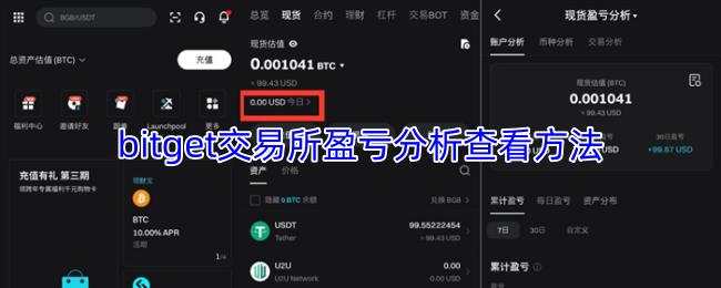 bitget交易所盈亏分析查看方法