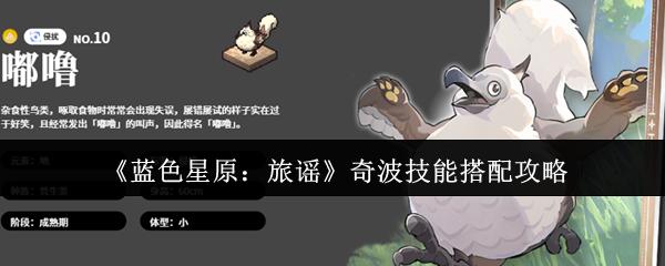 蓝色星原：旅谣 奇波技能搭配攻略