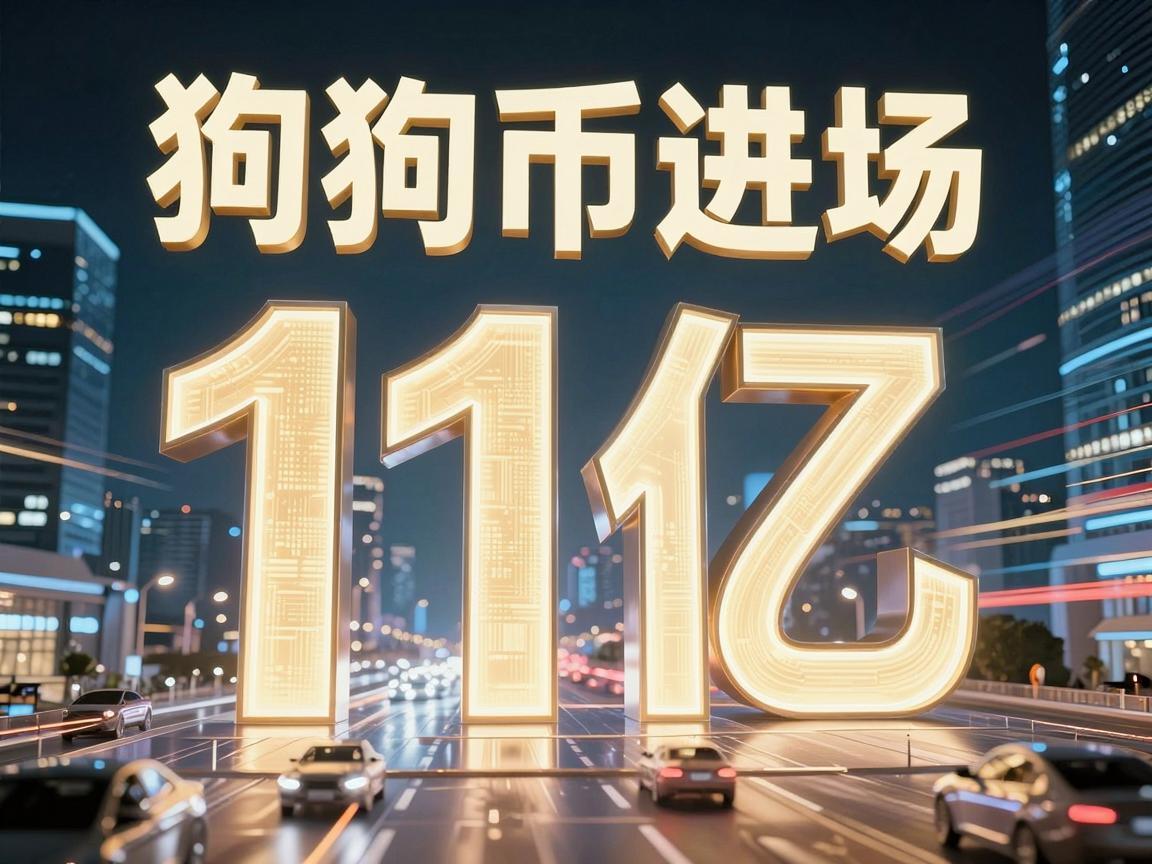 狗狗币11亿进场，数字资产的新里程碑
