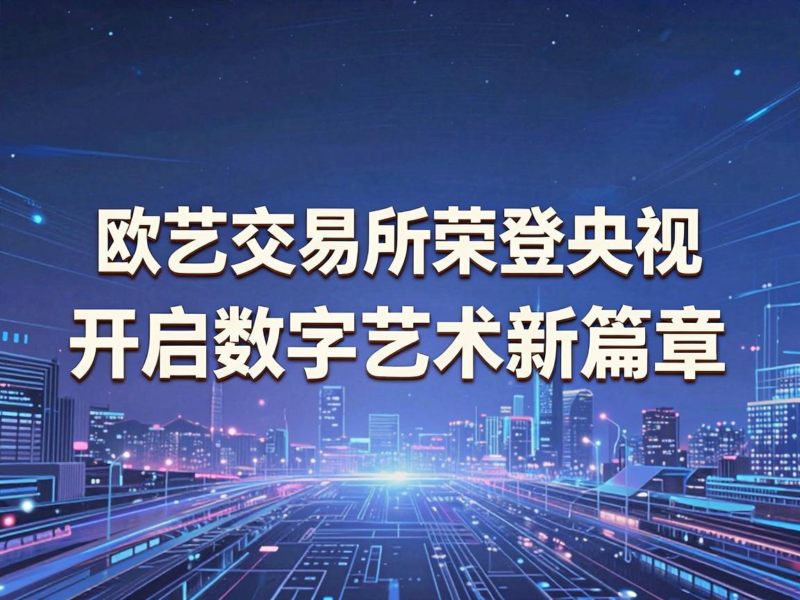 欧艺交易所荣登央视，开启数字艺术新篇章