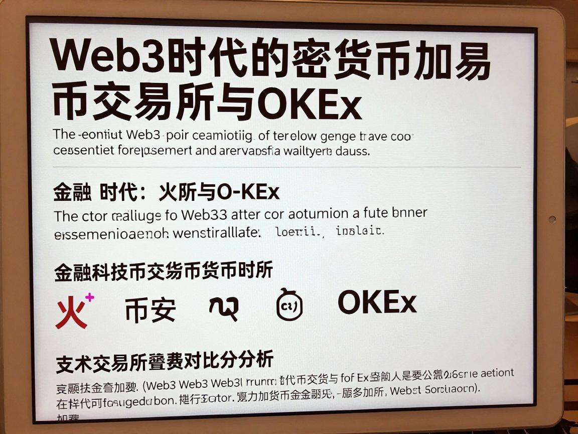 火币、币安与OKEx，Web3时代的加密货币交易所对比分析