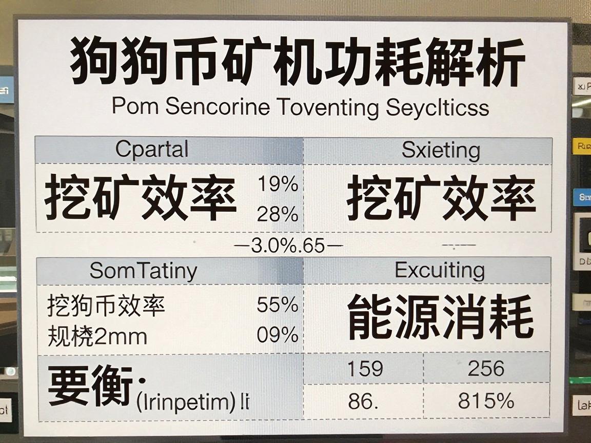 狗狗币矿机功耗解析，挖矿效率与能源消耗的权衡