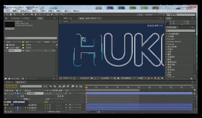 如何用adobe after effects制作数字不断变化的动画