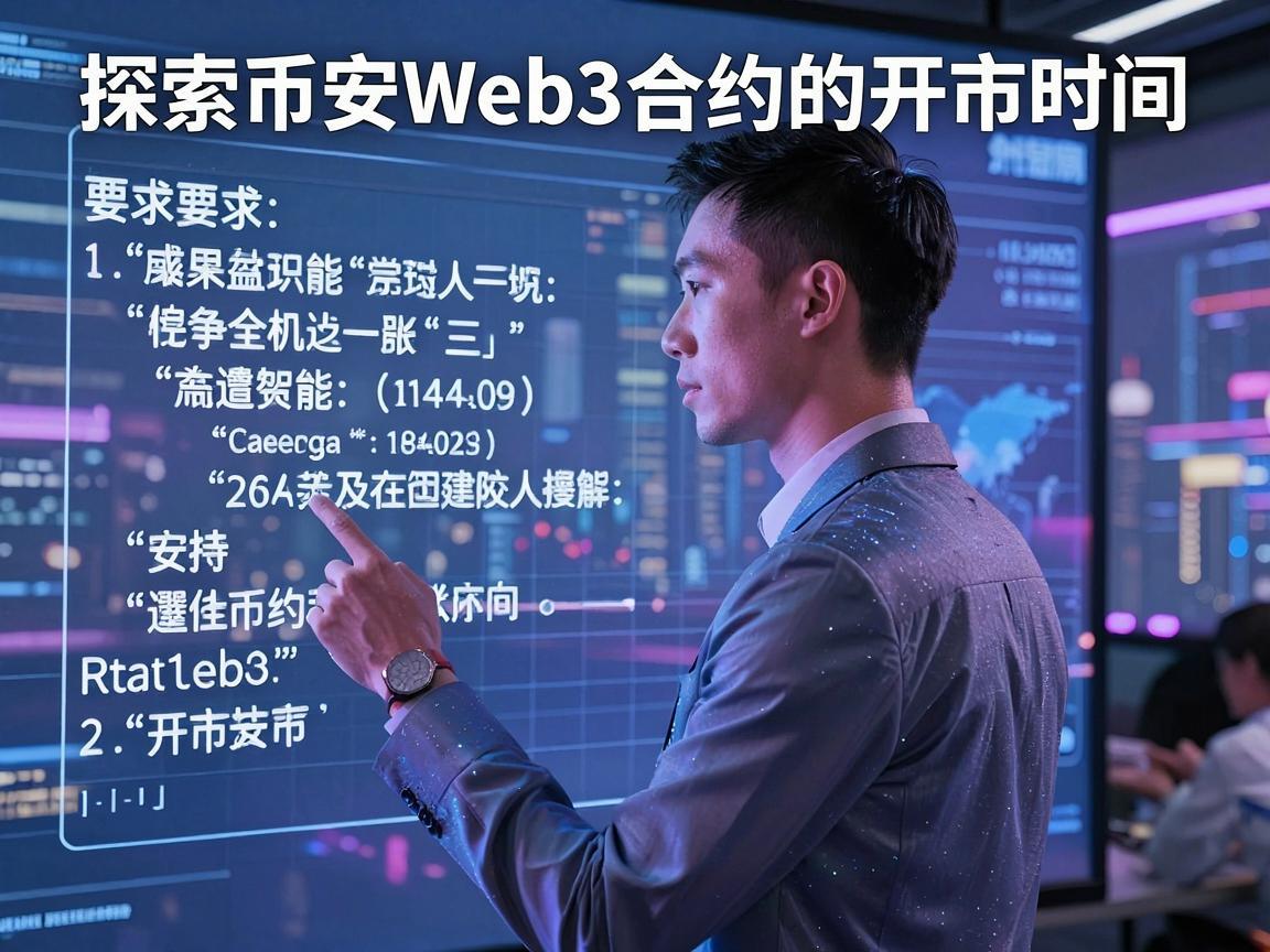 探索币安Web3合约的开市时间
