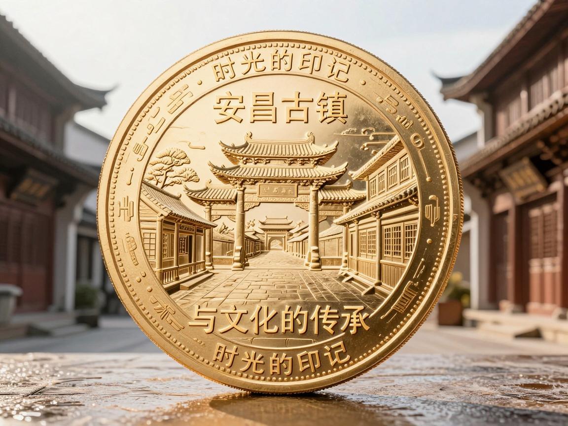 安昌古镇纪念币，时光的印记与文化的传承